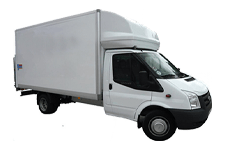 Van Hire Ballymena - Ford Luton 3.5 ton Tail Box Lift Truck - Truck hire Ballymena